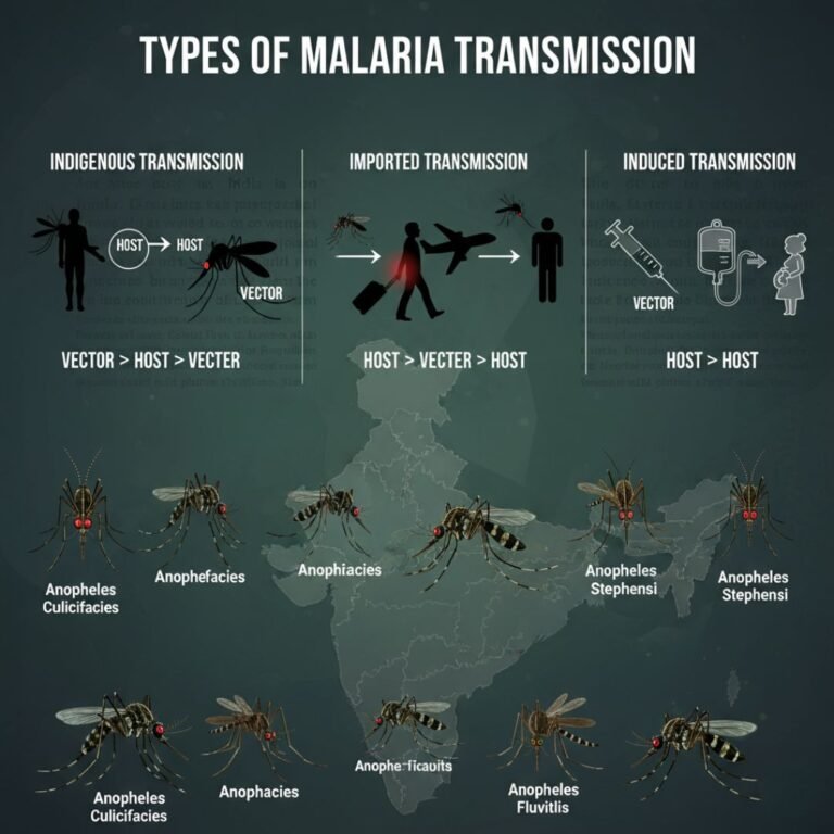 types of maleria