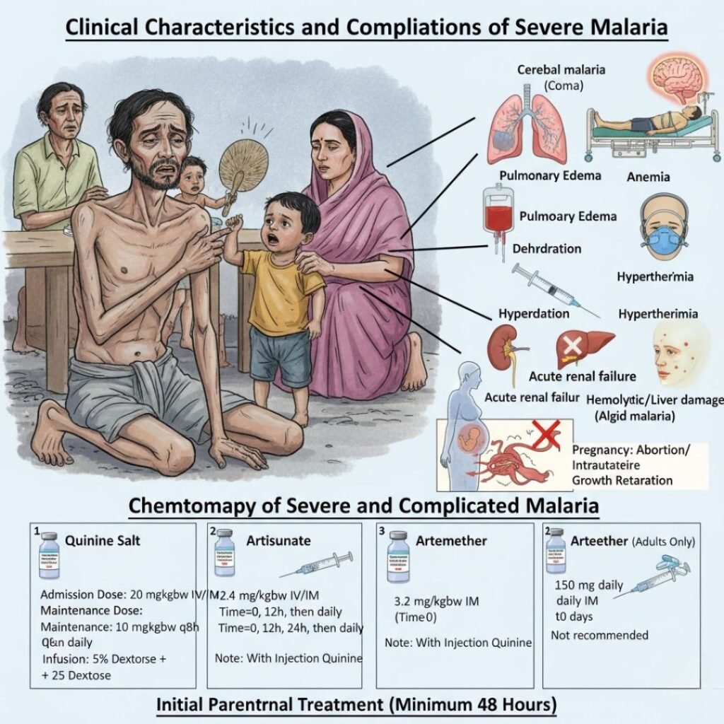 Guidelines in Management of Severe (Complicated) Malaria