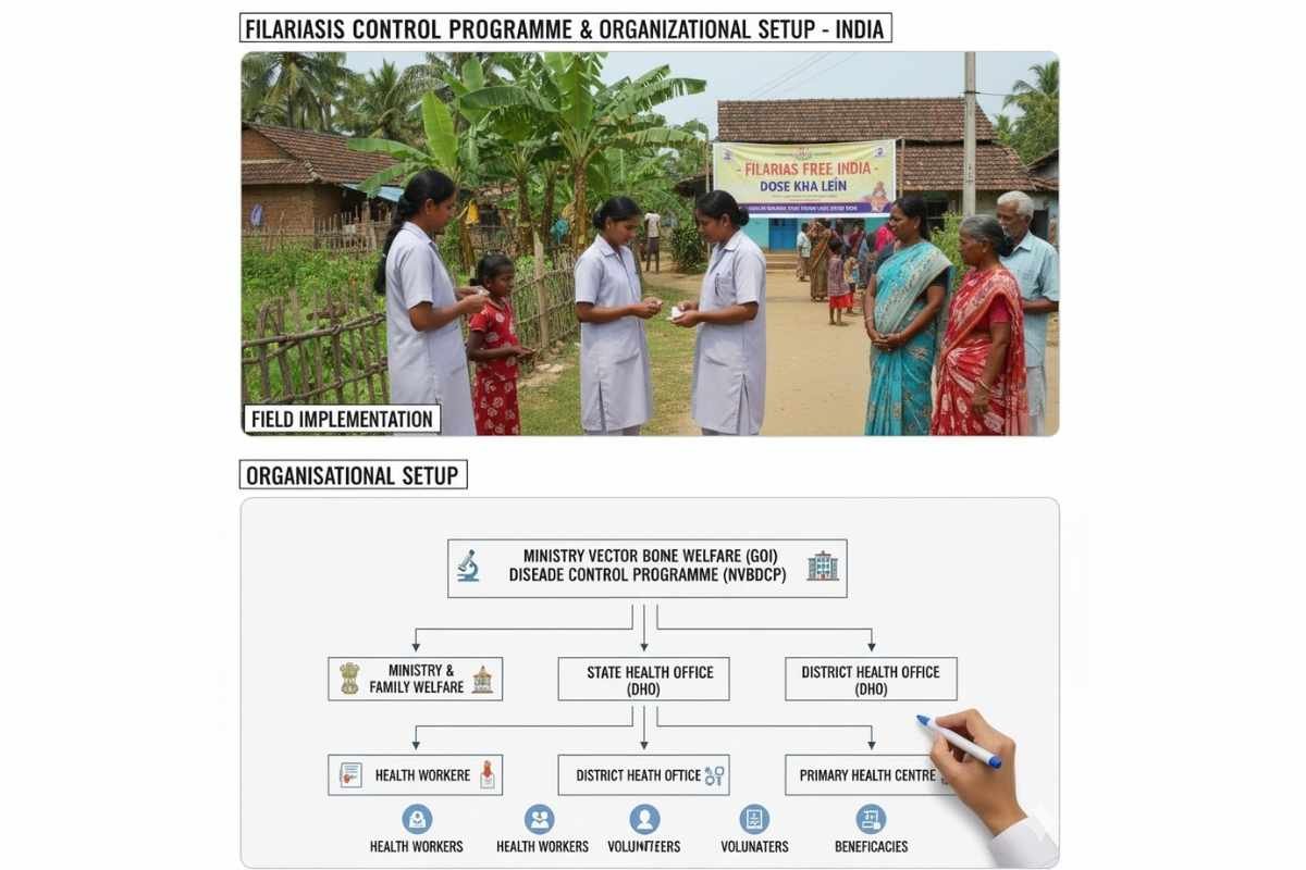 Filariasis Control Programme in India and Organizational Setup